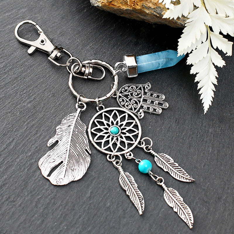 Dream Catcher Tassel Keychain