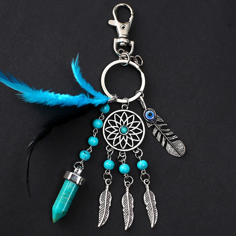 Dream Catcher Tassel Keychain