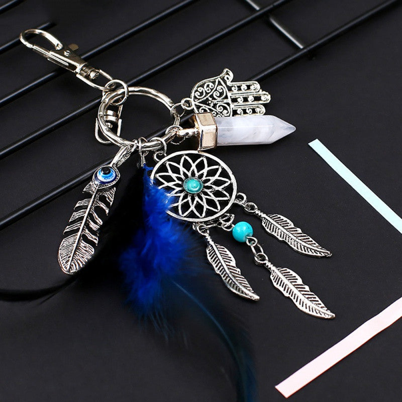 Dream Catcher Tassel Keychain