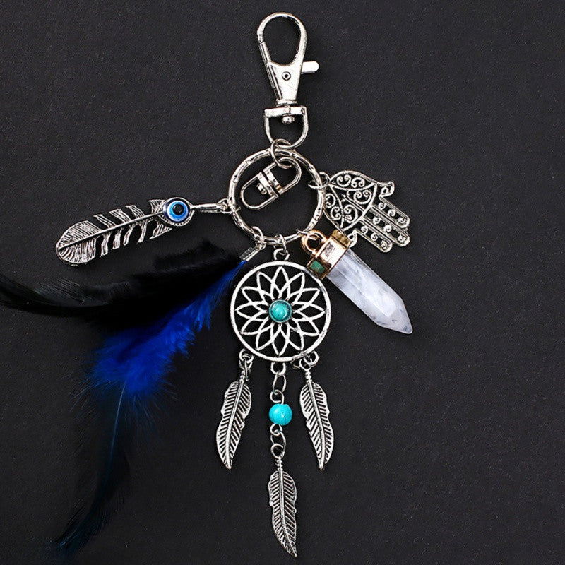 Dream Catcher Tassel Keychain