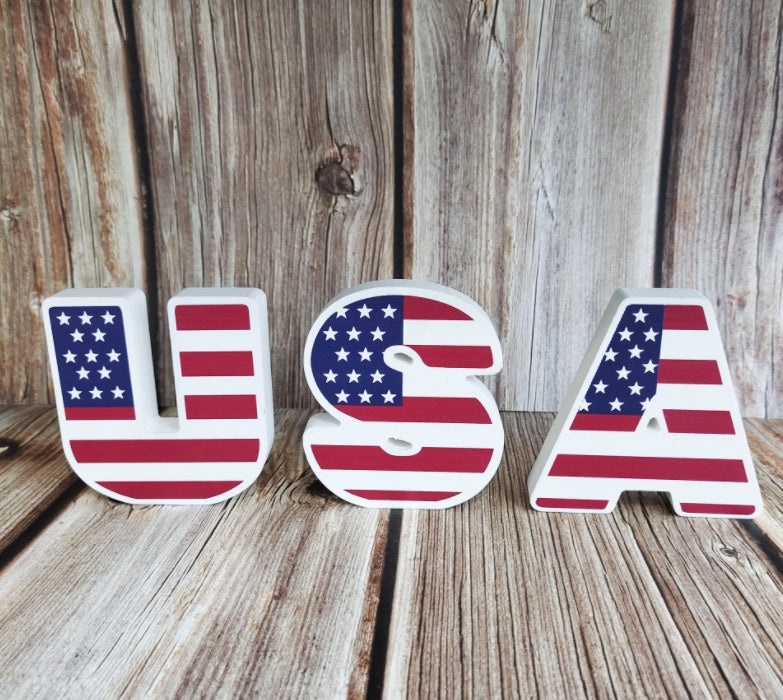 American Independence Day Wooden Decorations