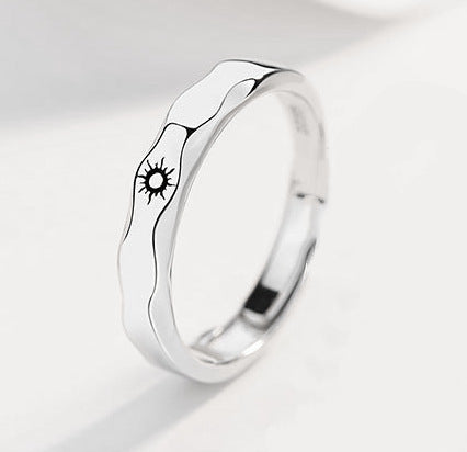 Sun And Moon Couple Rings