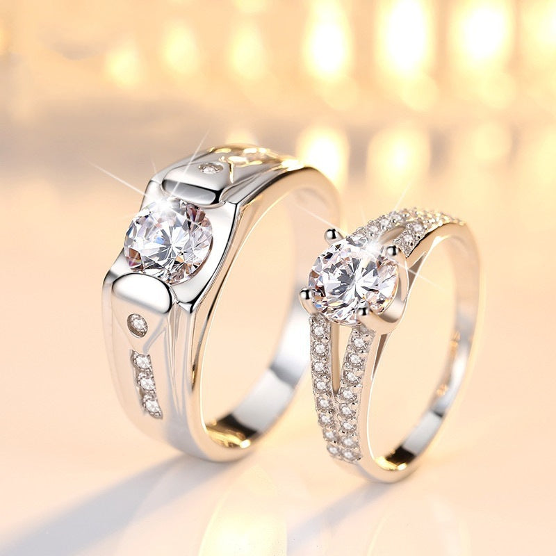 Romantic Couple Ring Set