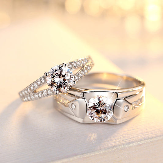 Romantic Couple Ring Set