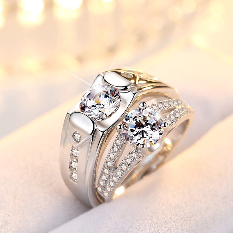 Romantic Couple Ring Set