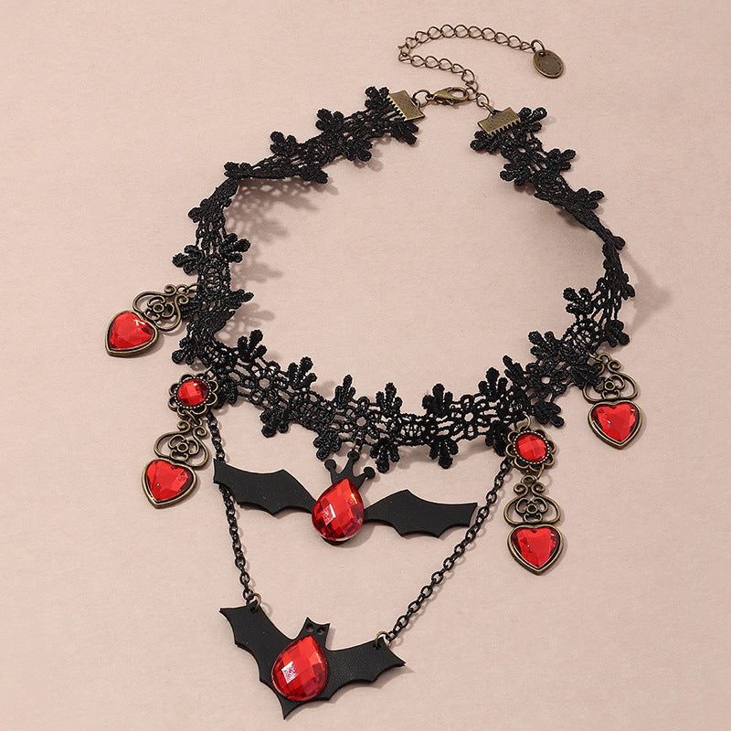 Gothic Lace Choker Necklace