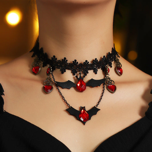 Gothic Lace Choker Necklace