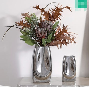 Silver Vase Decoration