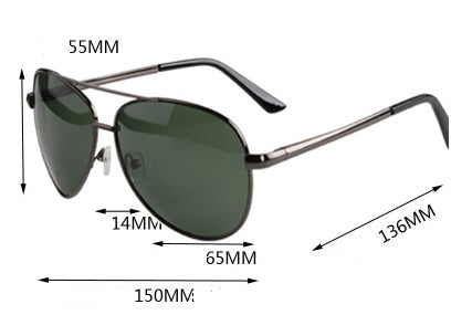 Trendy Mirror Driving Sunglasses