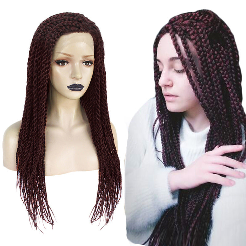 African Front Lace Chemical Fiber Hair, Dirty Braid, Rock Braid