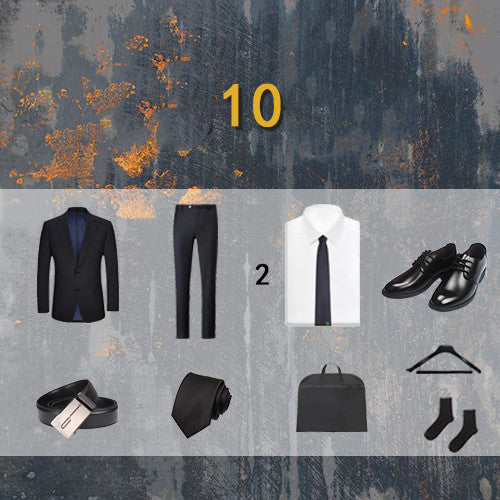 Men's Three-piece Business Suit Set