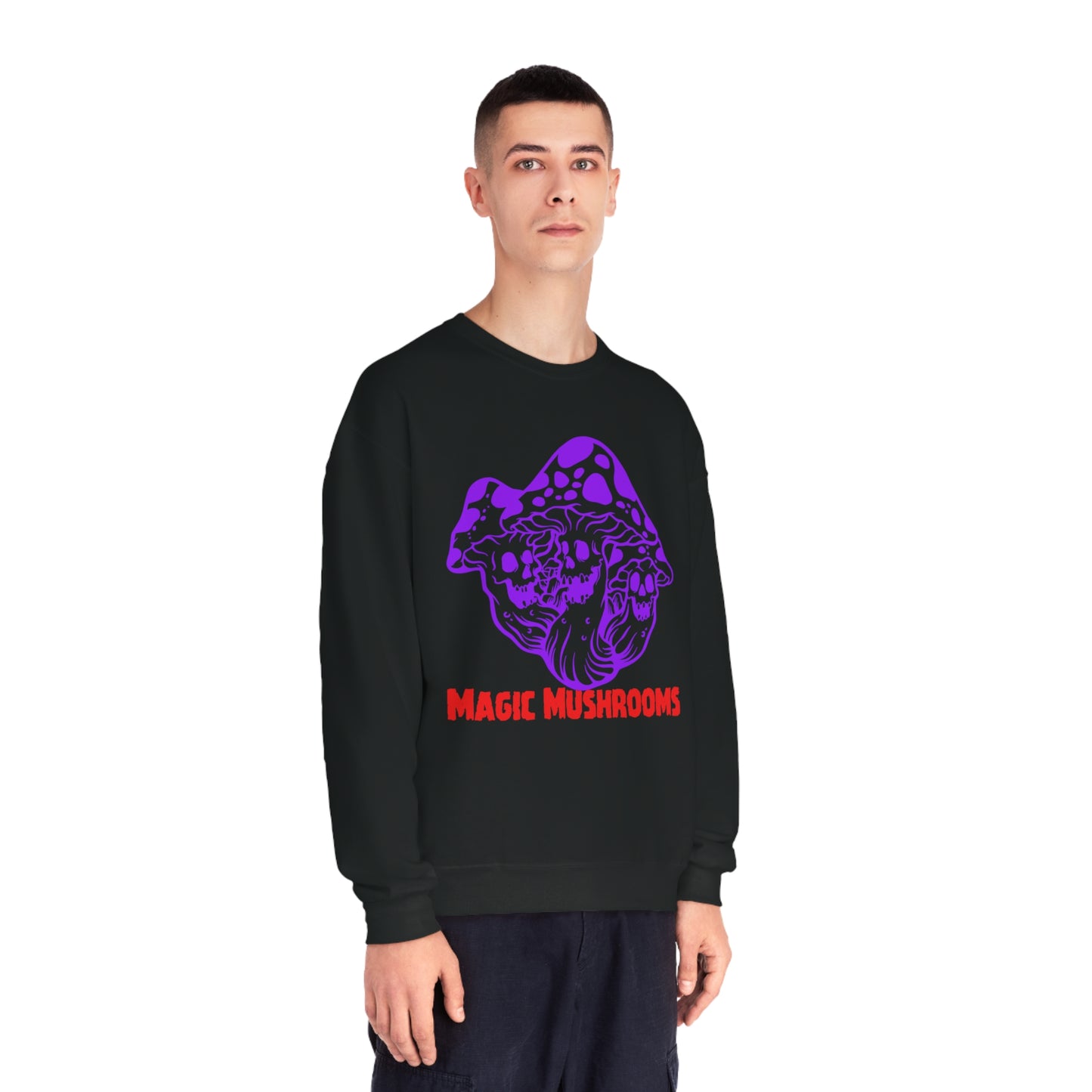 Magic Mushrooms, Unisex NuBlend® Crewneck Sweatshirt