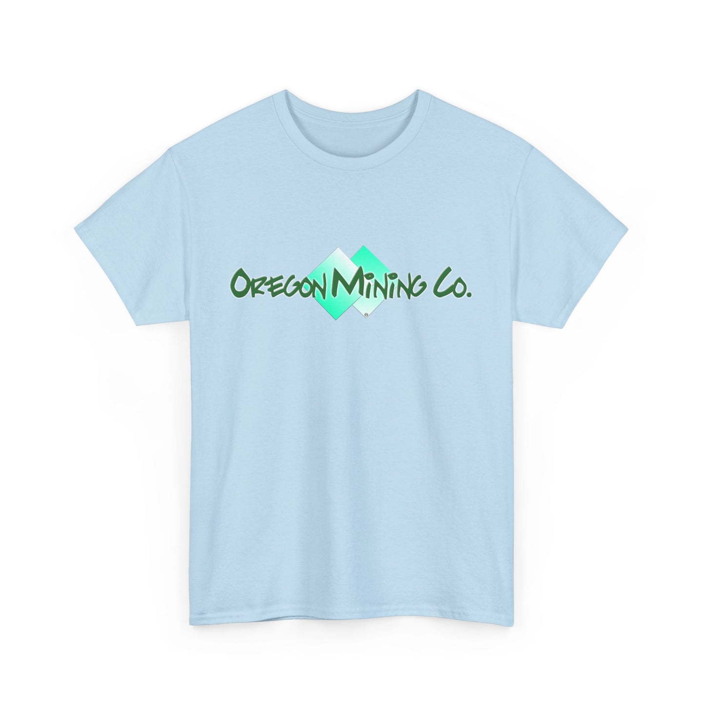 Oregon Mining Co. Logo. Heavy Cotton T-Shirt