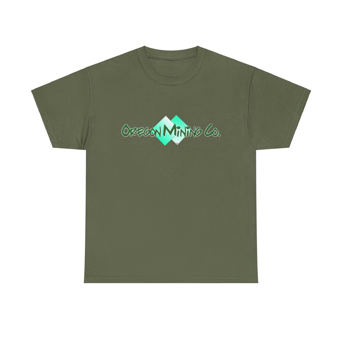 Oregon Mining Co. Logo. Heavy Cotton T-Shirt