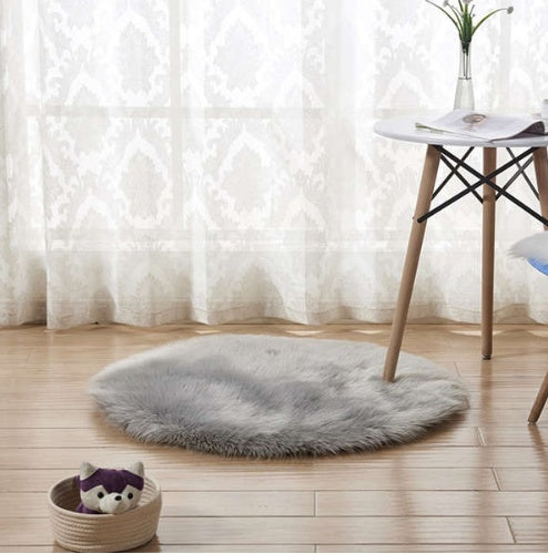 Plush Round Rug