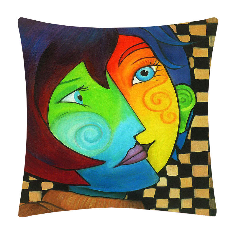 Artistic pillowcase