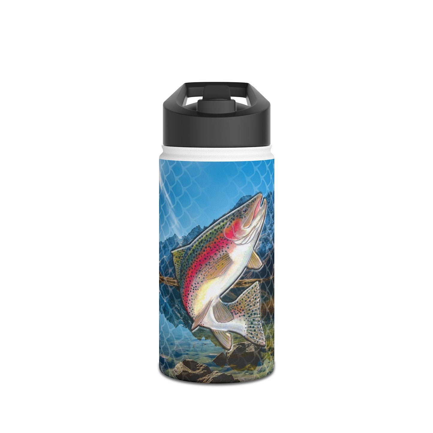 Rainbow Trout. Stainless Steel Water Bottle