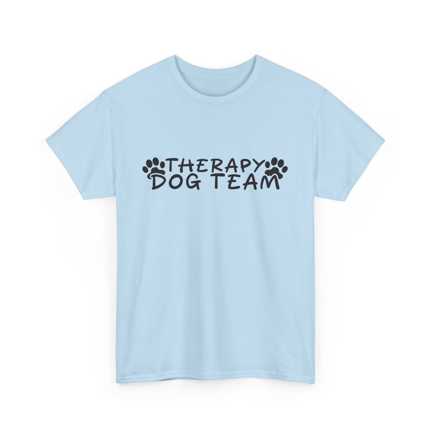 Therapy Dog Team. Heavy Cotton T-Shirt