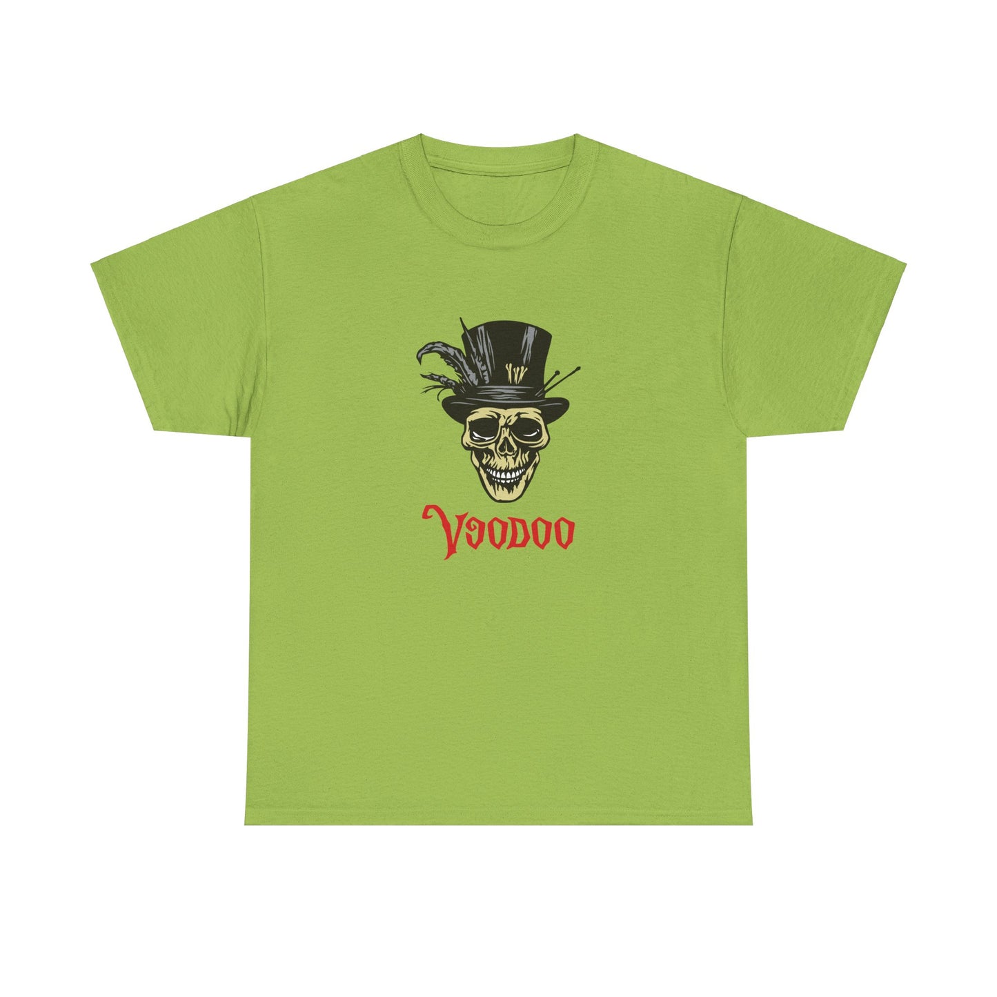 VooDoo Skull, Heavy Cotton T-Shirt