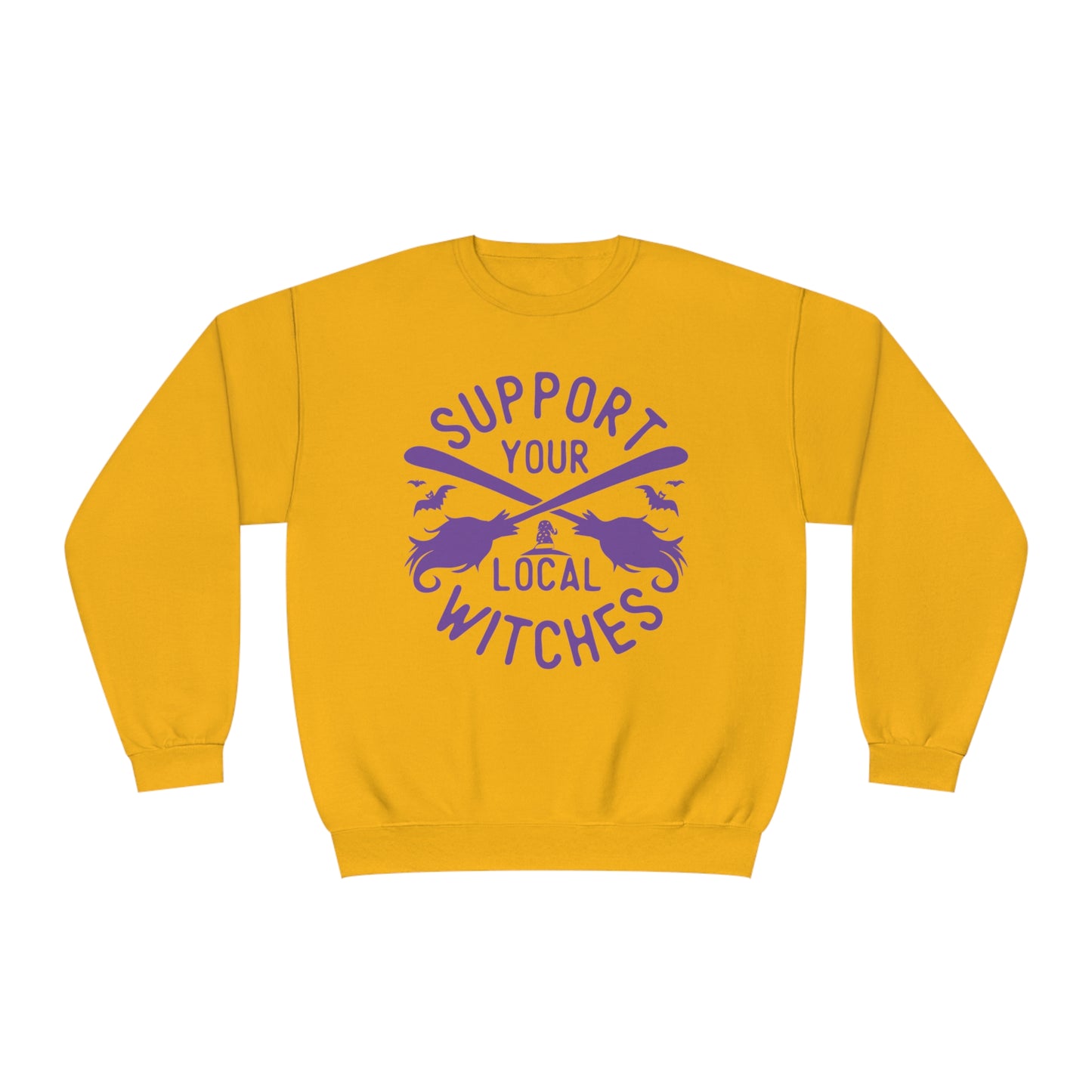 Support Your Local Witches, Unisex NuBlend® Crewneck Sweatshirt