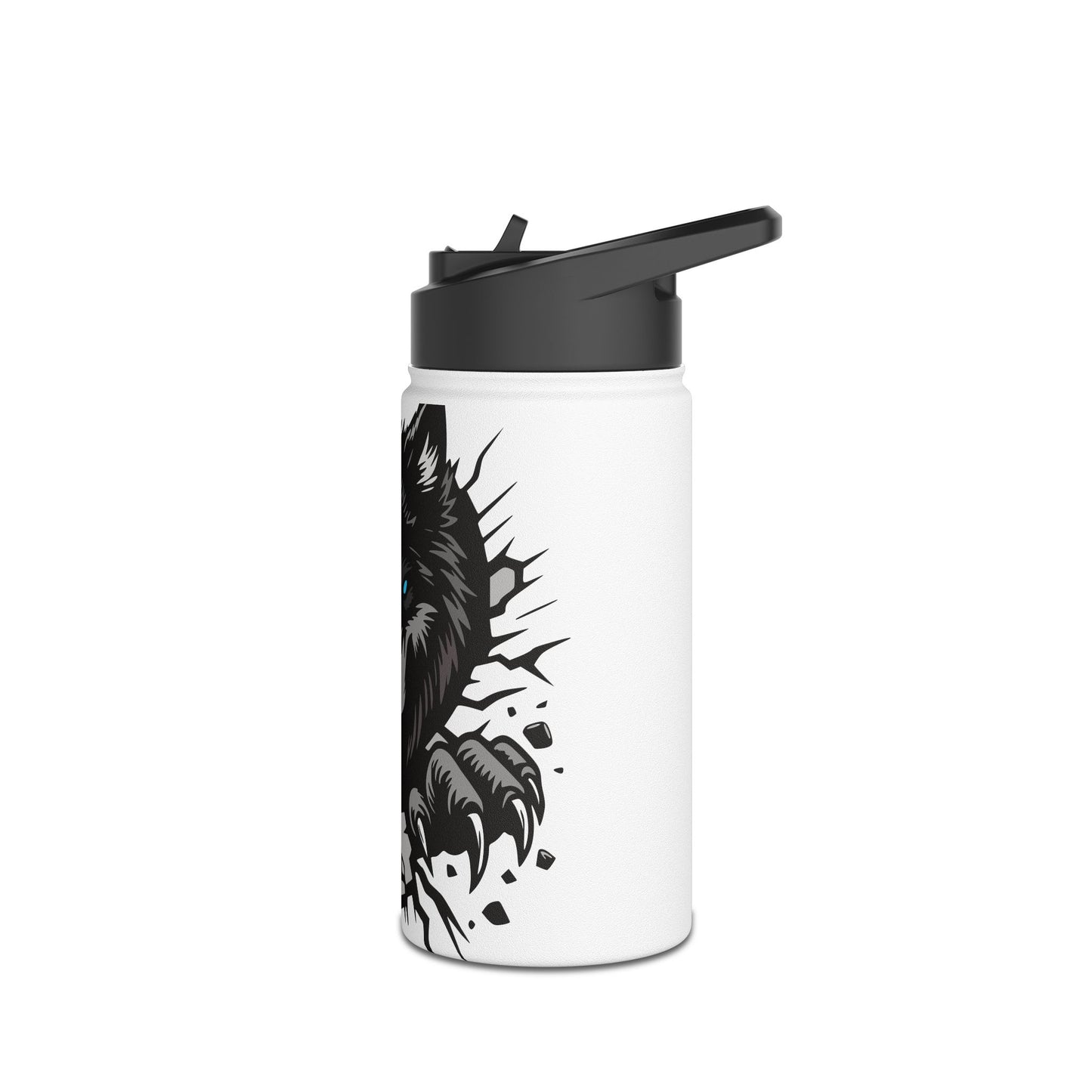 Breaking Out Wolf. Stainless Steel Water Bottle