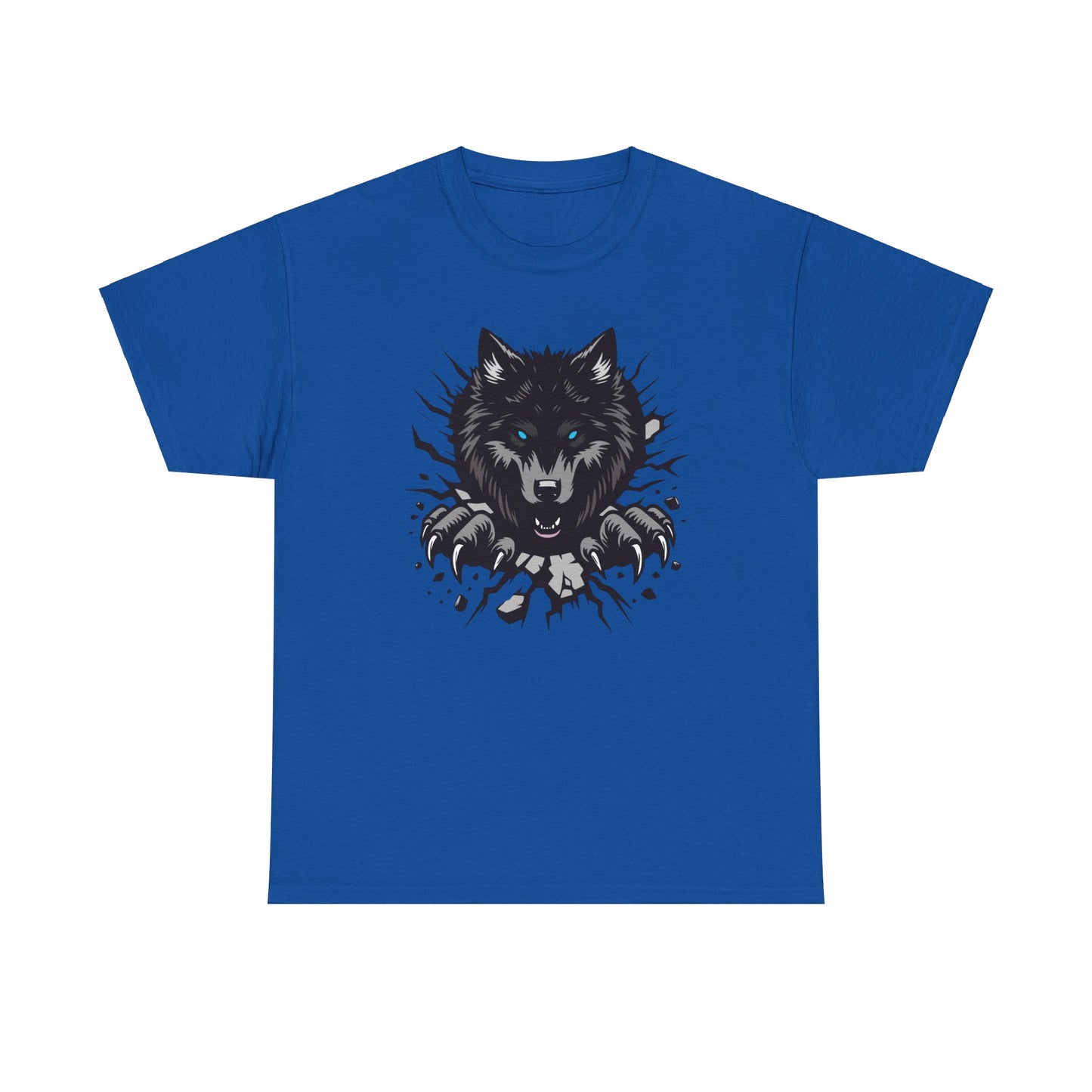 Breaking Out Wolf. Heavy Cotton T-Shirt