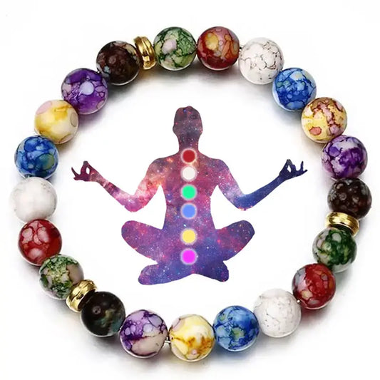 7 Chakra Beads Bracelet.