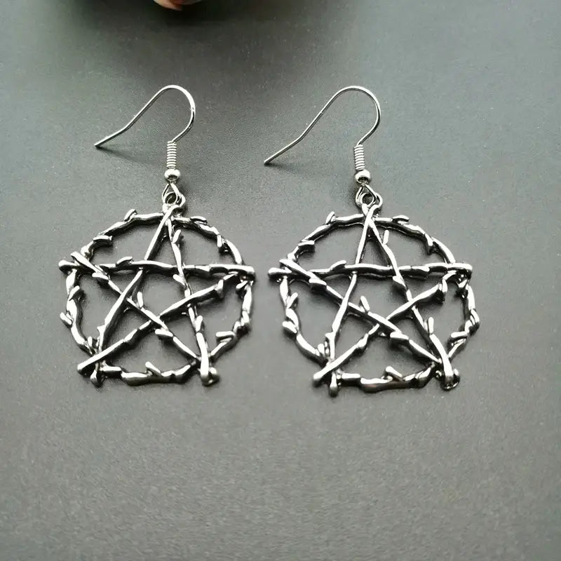 Pentagram Earings