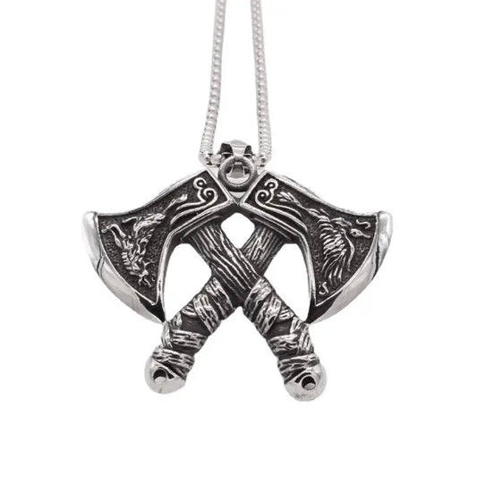 Viking Axe Pendant Necklace