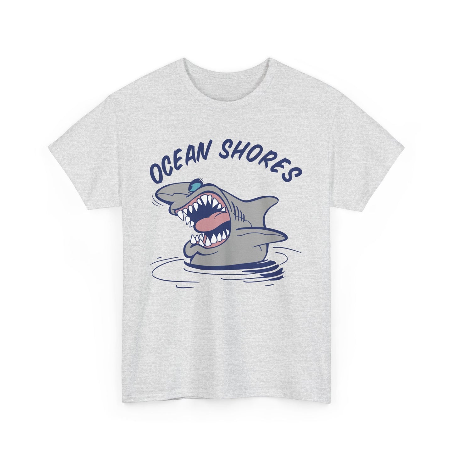 Ocean Shores Shark, Heavy Cotton T-Shirt