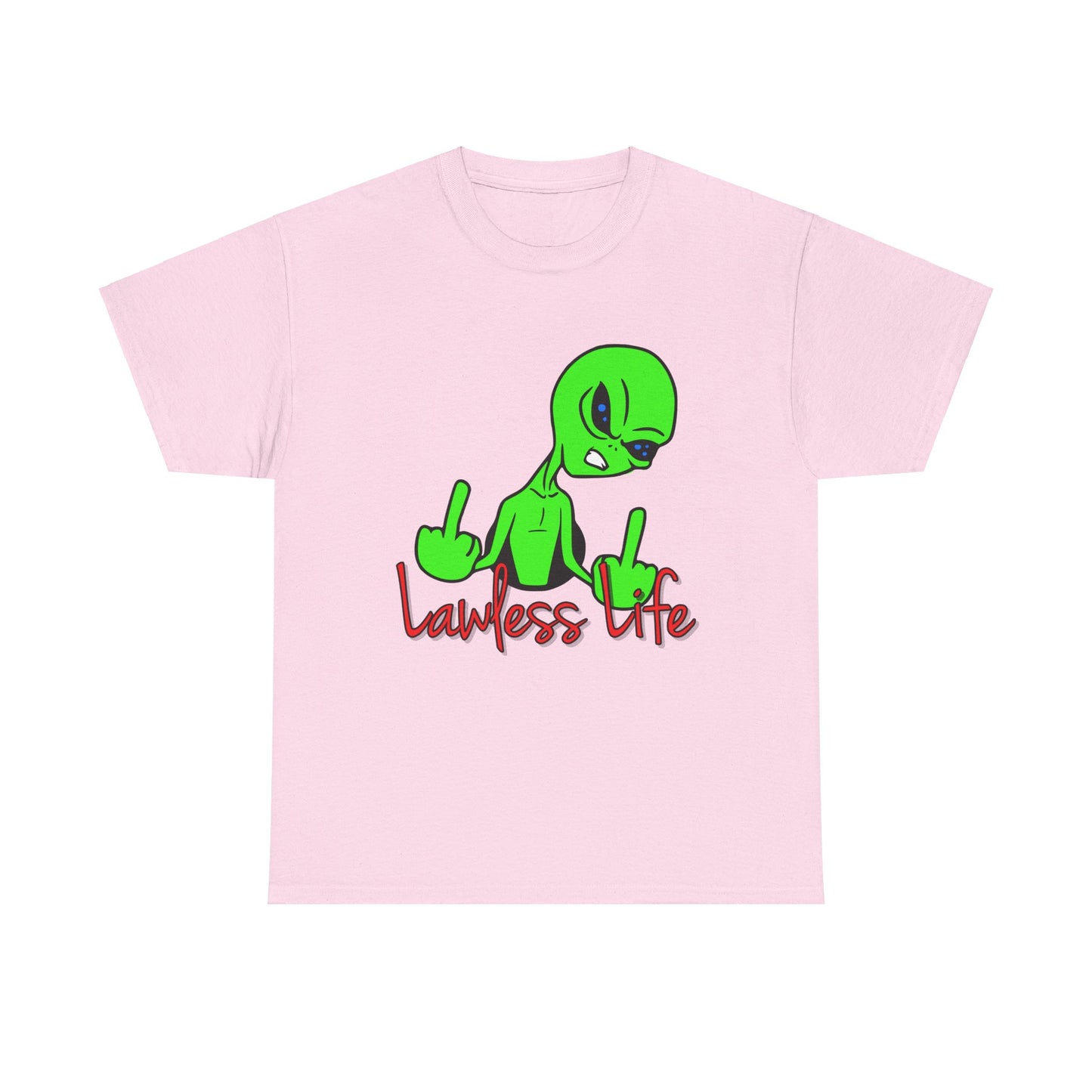 Lawless Life Alien. Heavy Cotton T-Shirt