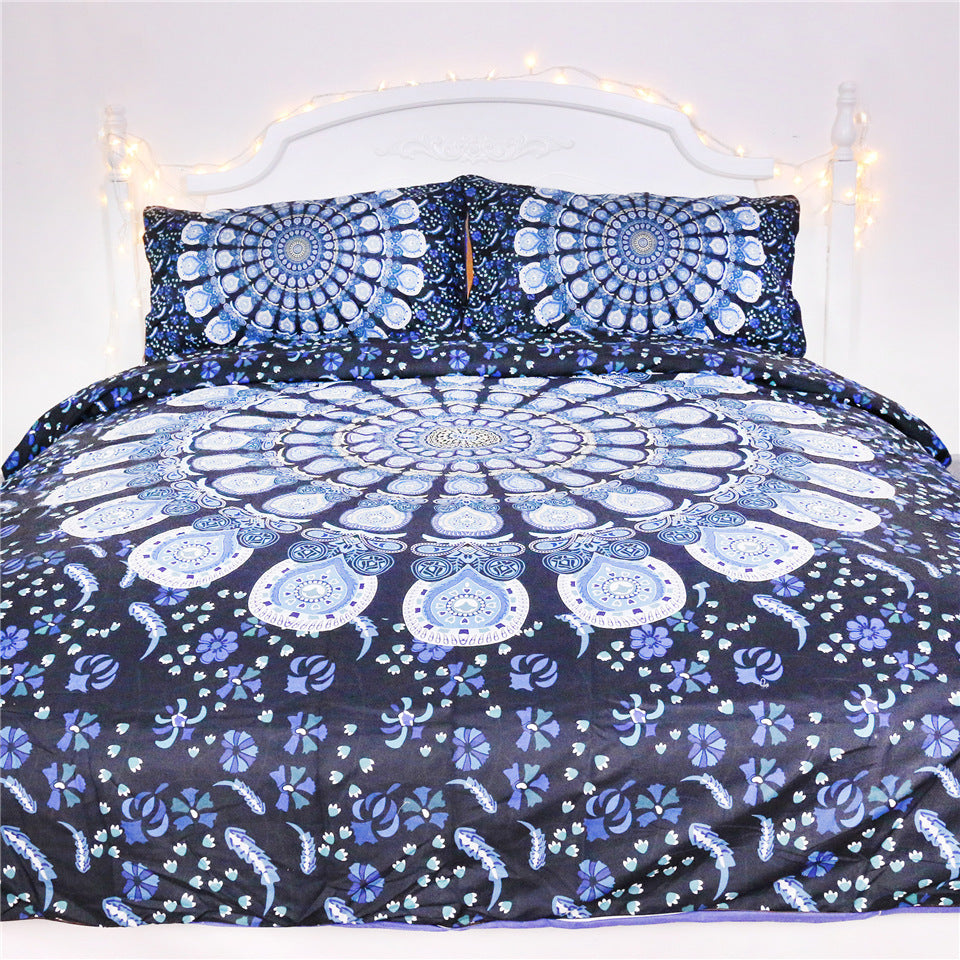 Blue Peacock Bedding