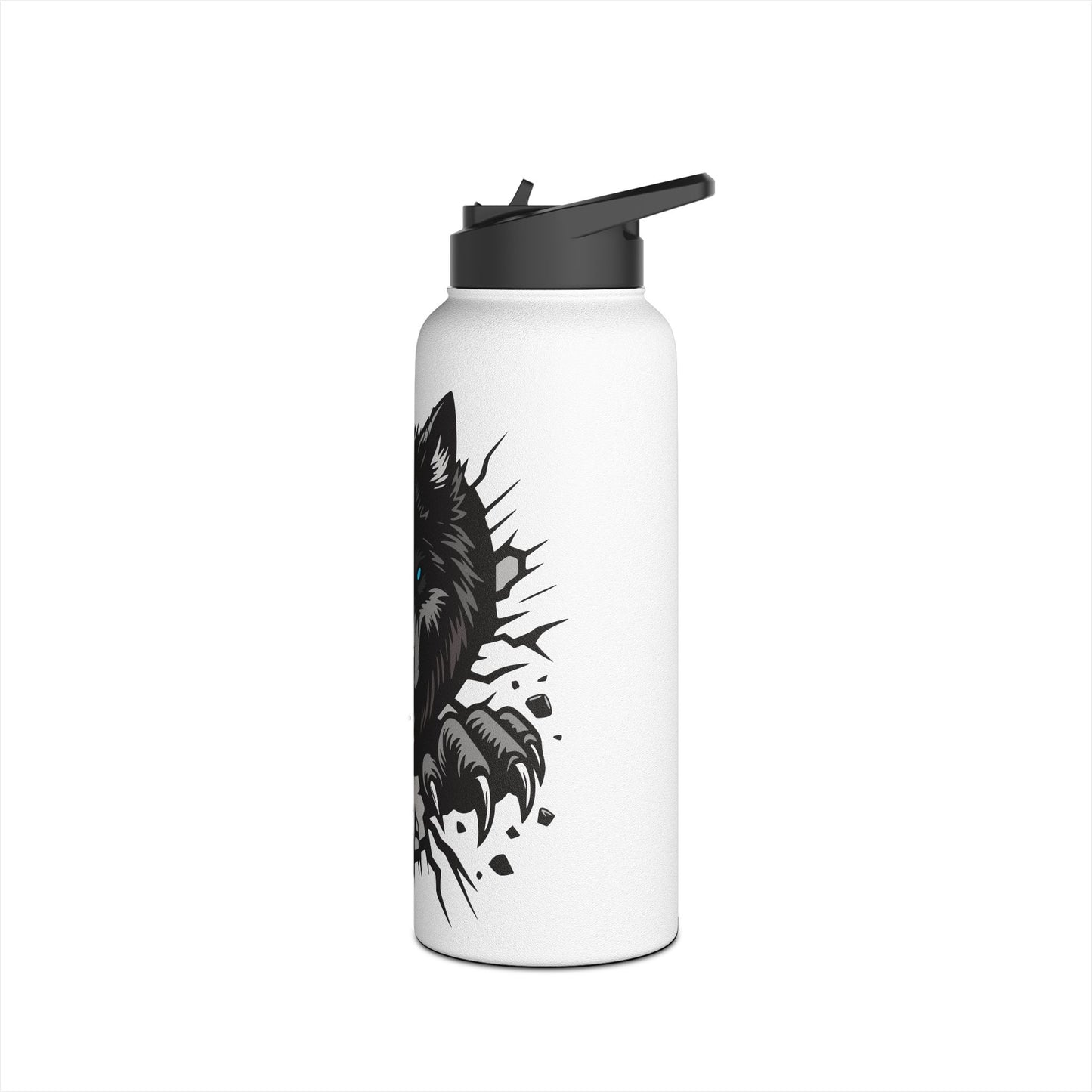 Breaking Out Wolf. Stainless Steel Water Bottle