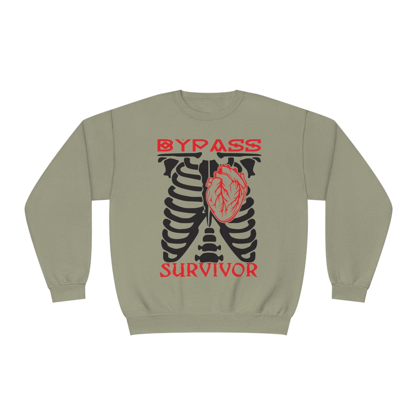 Heart Bypass Survivor., Unisex NuBlend® Crewneck Sweatshirt