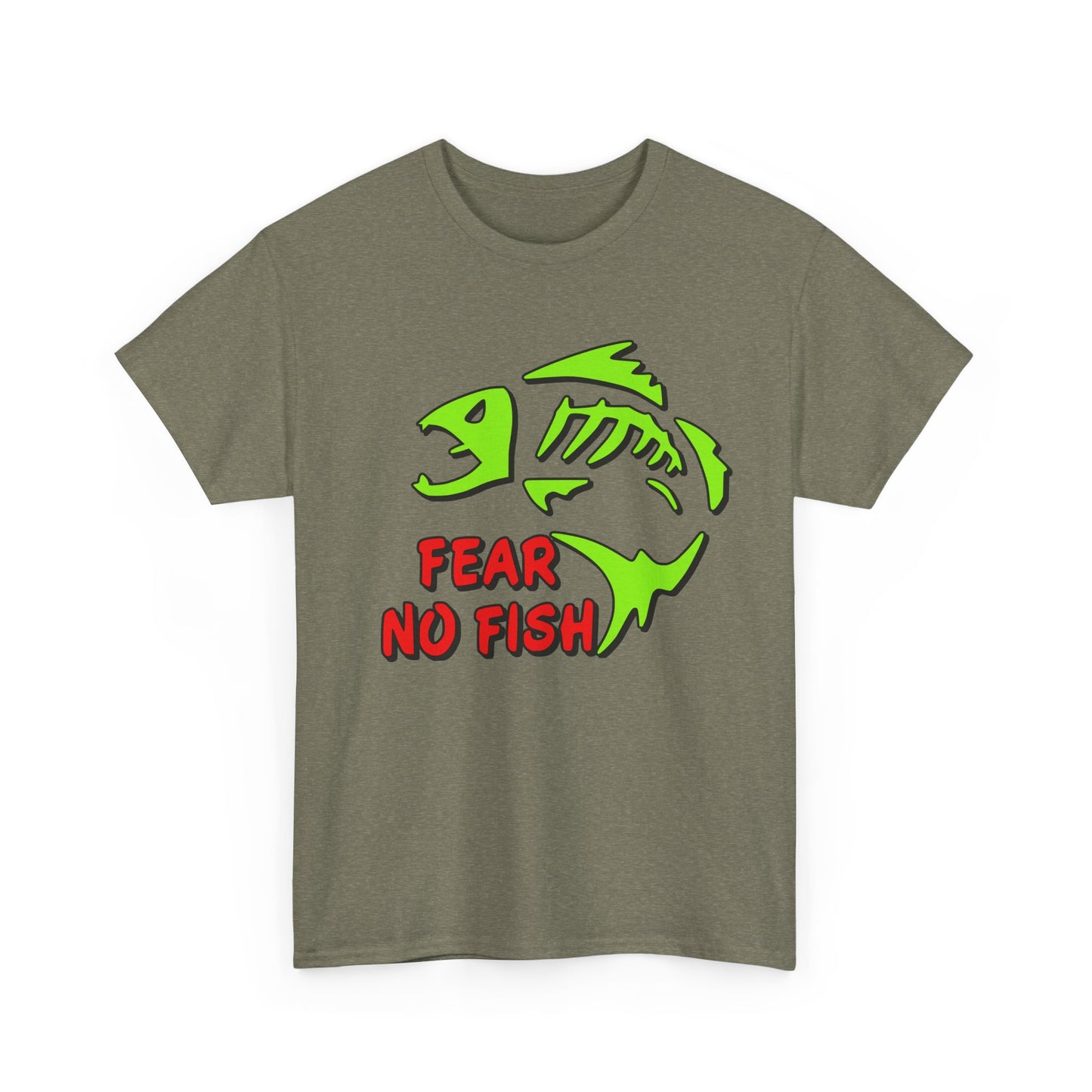 Fear no Fish, Heavy Cotton T-Shirt