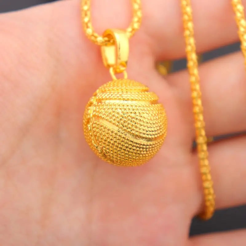 Basketball Necklace.