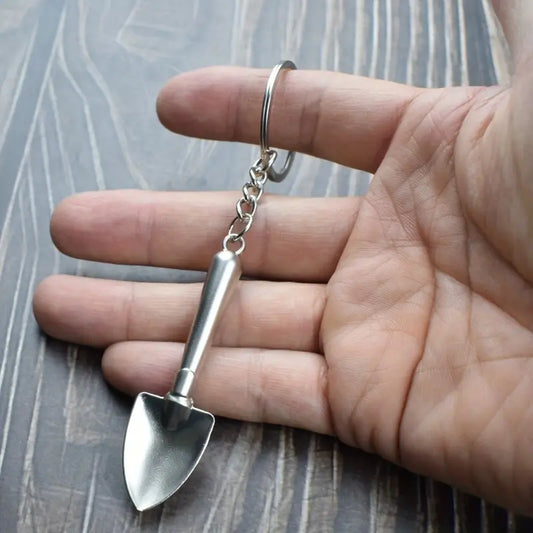 Metal Mini Shovel Keychain