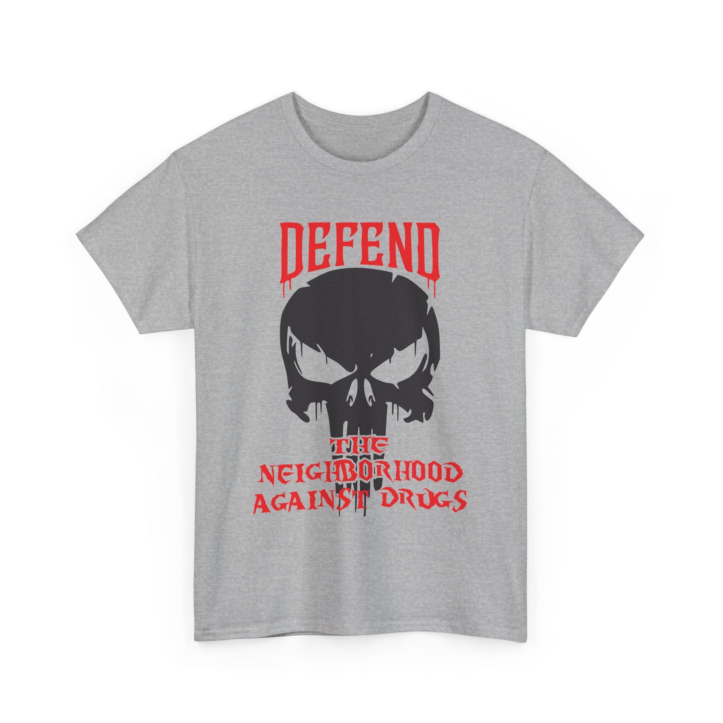 Defend the Neighborhood Against Drugs. Heavy Cotton T-Shirt