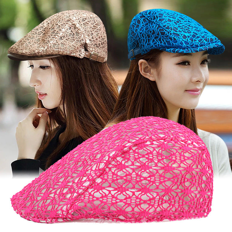 Lace Hard Gauze Beret