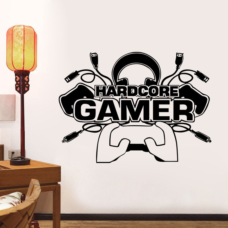 Hardcore Gamer Wall Decal