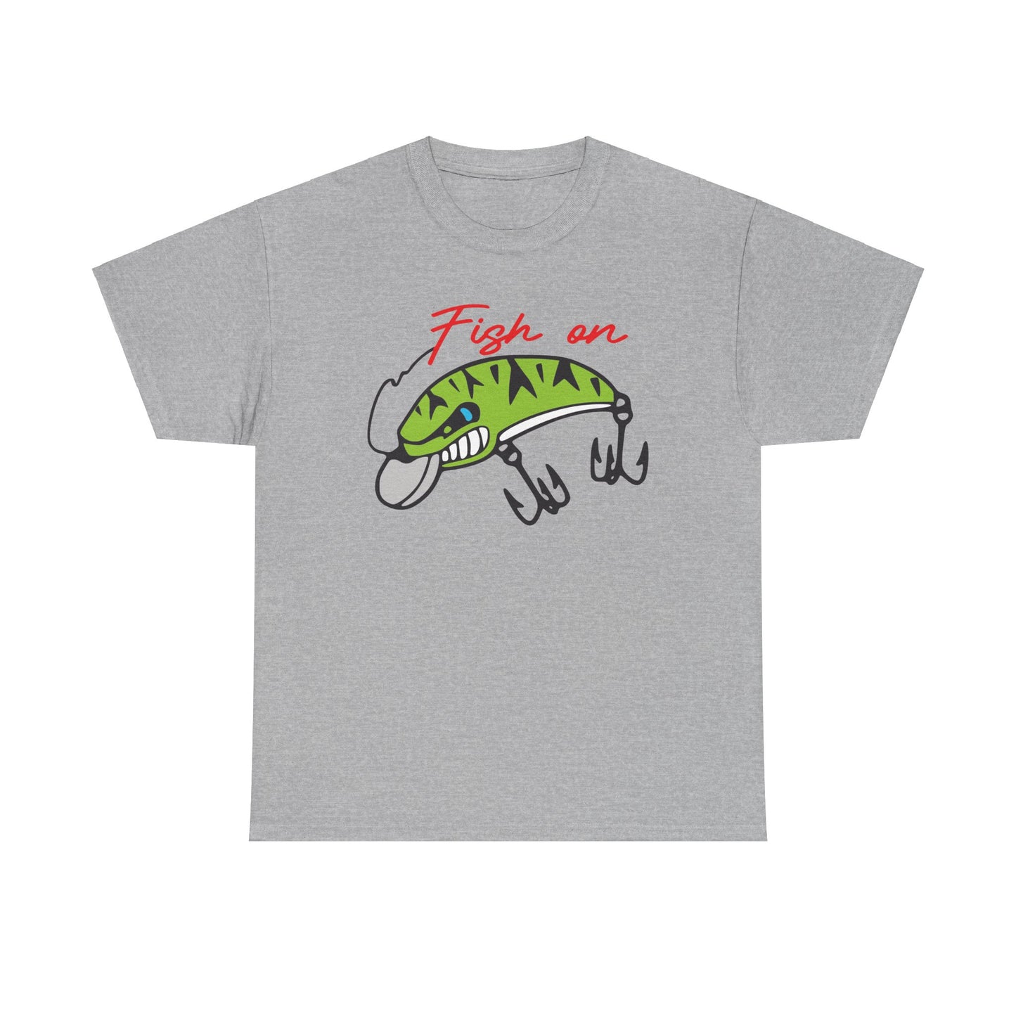 Fish on Lure Heavy Cotton T-Shirt