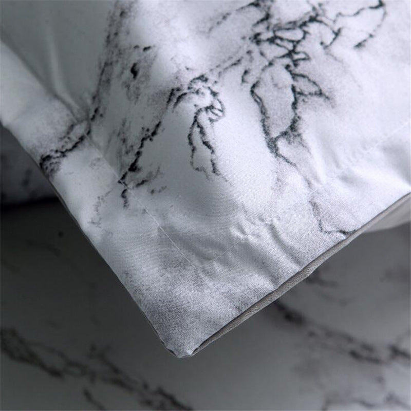 Marble four-piece bedding set