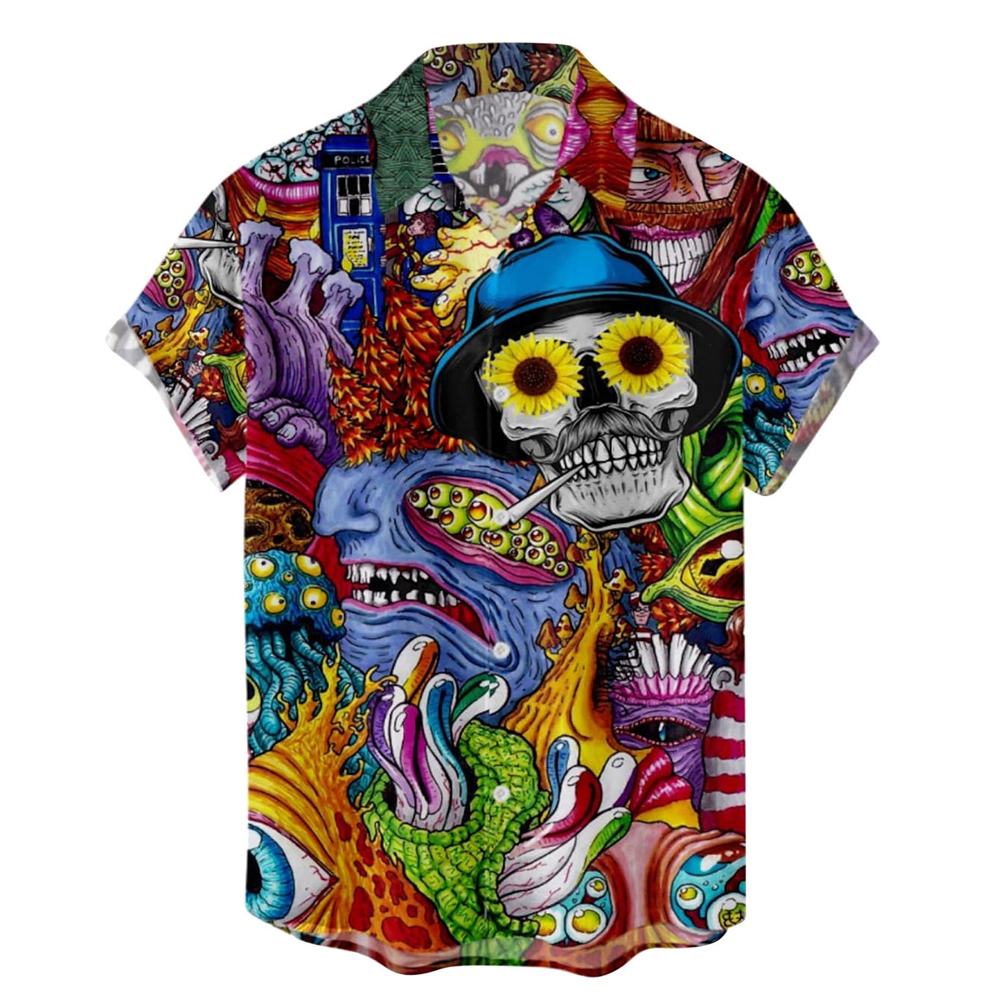 Men's Halloween Printed Shirt