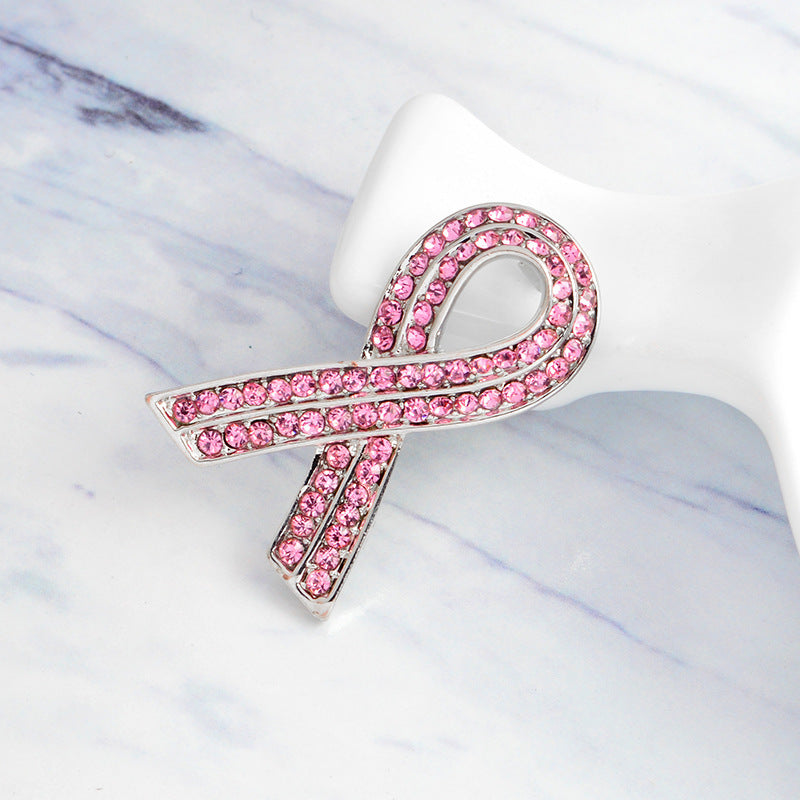 Pink Diamond Brooch