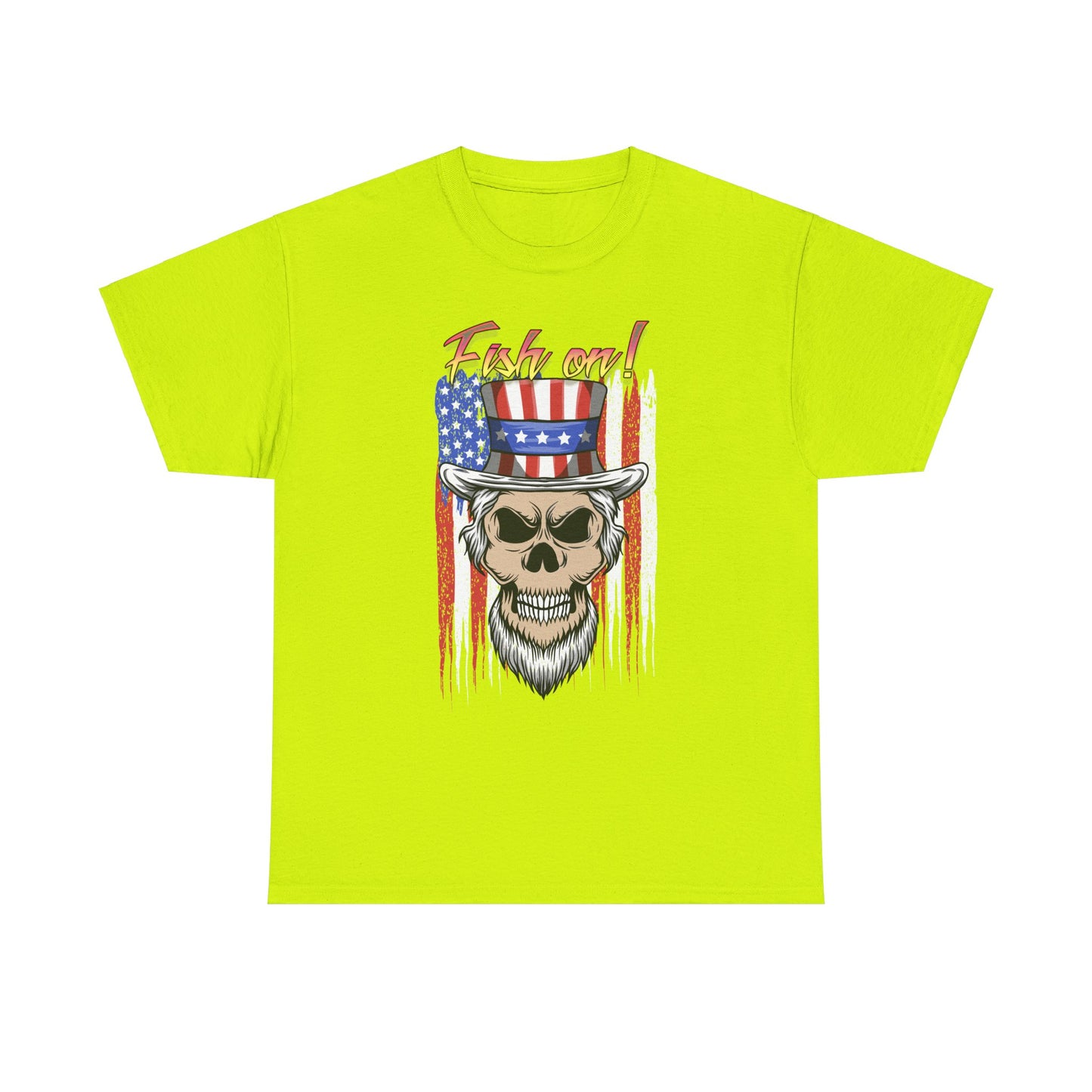 All American Fish on. Heavy Cotton T-Shirt