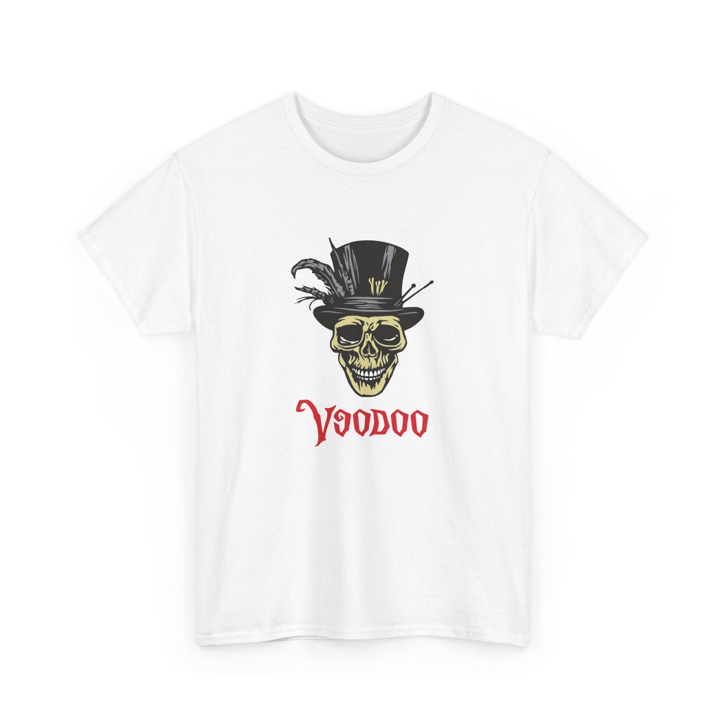 VooDoo Skull, Heavy Cotton T-Shirt