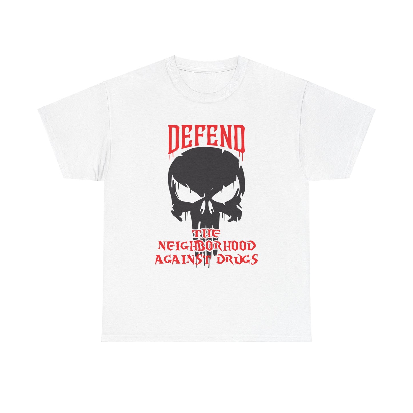 Defend the Neighborhood Against Drugs. Heavy Cotton T-Shirt