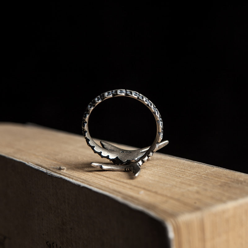 Sterling Silver Marlin Ring