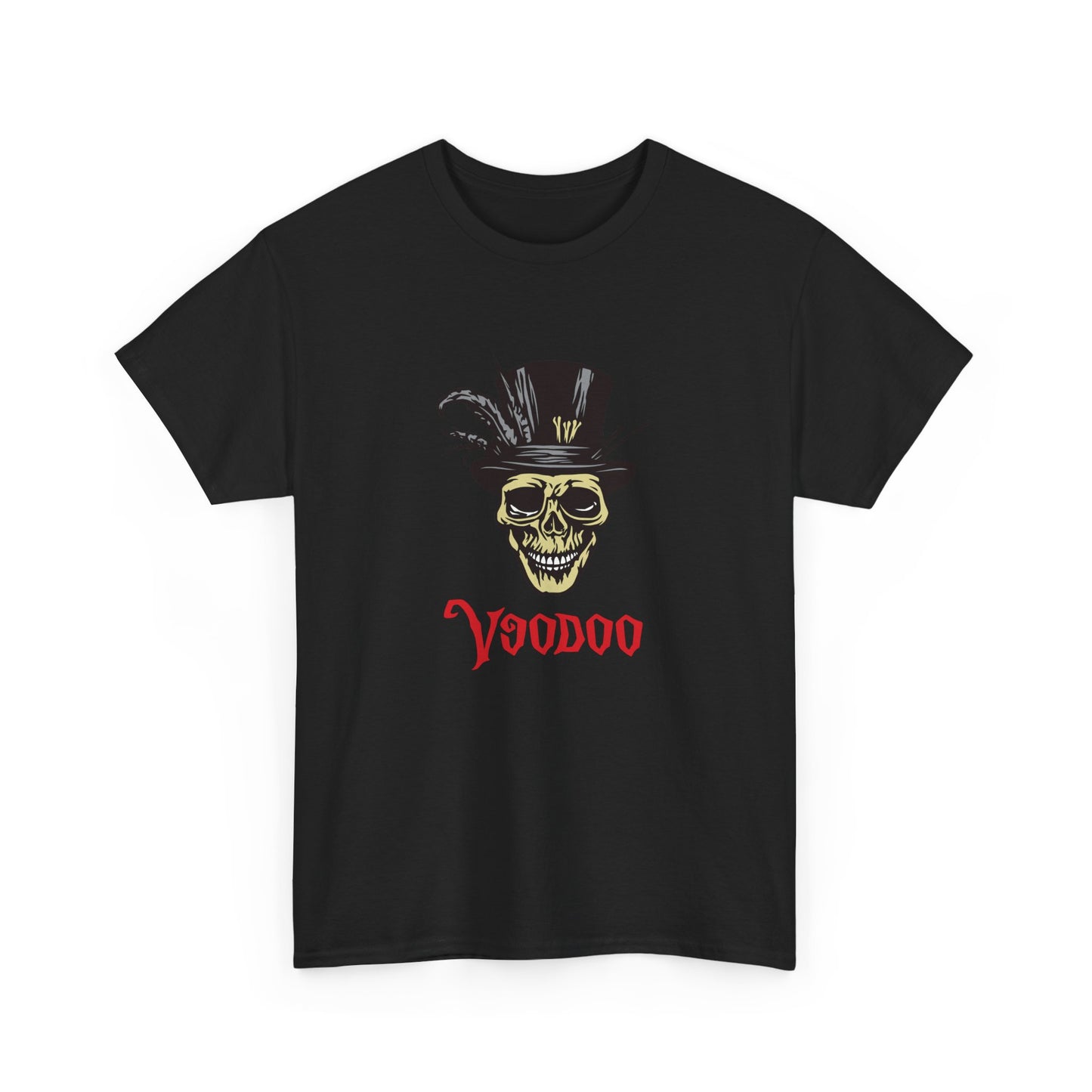 VooDoo Skull, Heavy Cotton T-Shirt