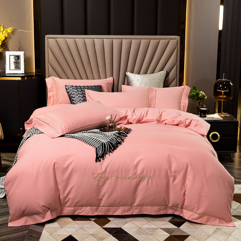 Brushed bedding set